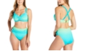 Bleu by Rod Beattie Women's Cool Breeze Underwire Bikini Top & Shirred High-Waist Bikini Bottoms